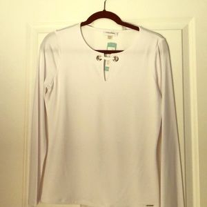 Calvin Klein white blouse
